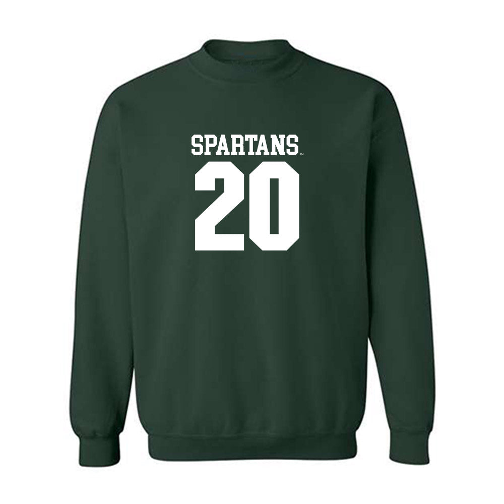 Michigan State - NCAA Football : Shawn Foster - Generic Shersey Crewneck Sweatshirt