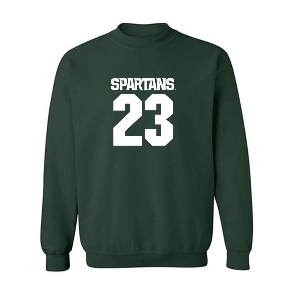Michigan State - NCAA Football : Darius Snow - Generic Shersey Crewneck Sweatshirt-0