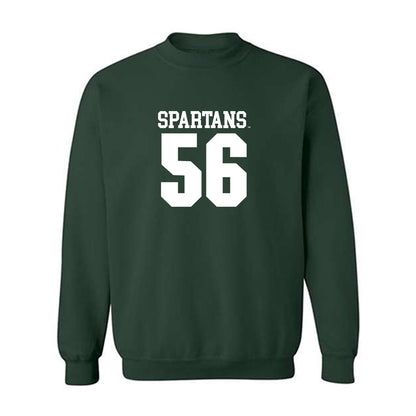 Michigan State - NCAA Football : Christopher Piwowarczyk - Generic Shersey Crewneck Sweatshirt