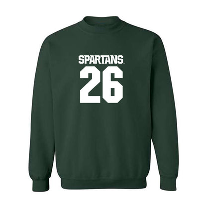 Michigan State - NCAA Men's Ice Hockey : Eric Nilson - Generic Shersey Crewneck Sweatshirt-0