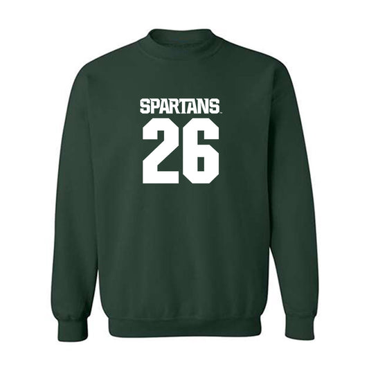 Michigan State - NCAA Men's Ice Hockey : Eric Nilson - Generic Shersey Crewneck Sweatshirt-0