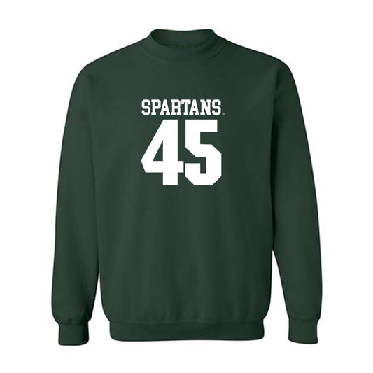 Michigan State - NCAA Football : Brady Pretzlaff - Generic Shersey Crewneck Sweatshirt