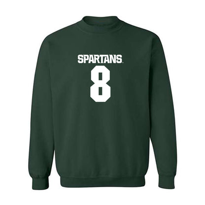Michigan State - NCAA Baseball : Isaac Sturgess - Generic Shersey Crewneck Sweatshirt-0