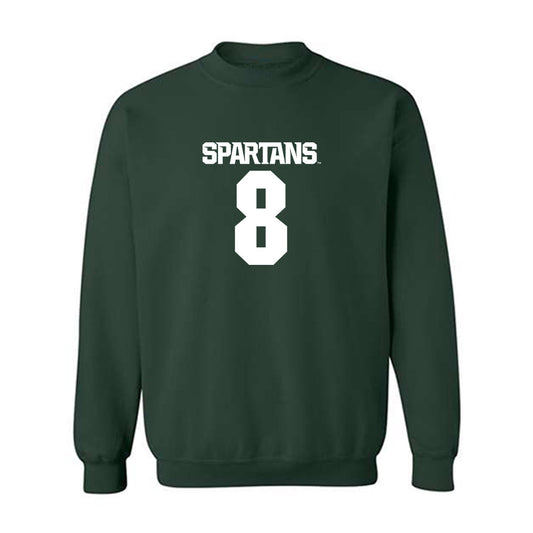 Michigan State - NCAA Baseball : Isaac Sturgess - Generic Shersey Crewneck Sweatshirt-0