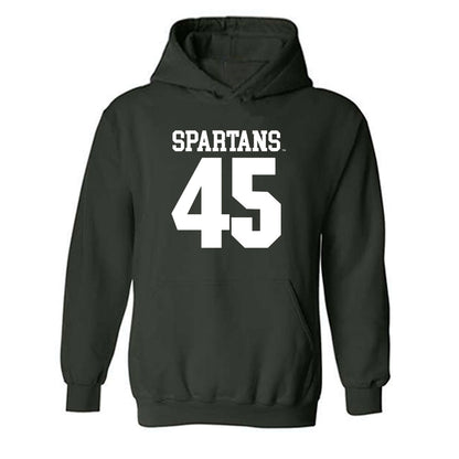 Michigan State - NCAA Football : Brady Pretzlaff - Generic Shersey Hooded Sweatshirt