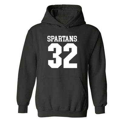 Michigan State - NCAA Women's Soccer : Maggie Illig - Generic Shersey Hooded Sweatshirt