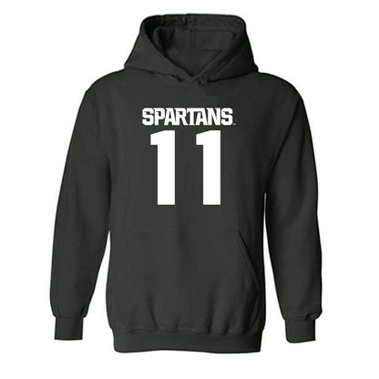 Michigan State - NCAA Football : Anelu Lafaele - Generic Shersey Hooded Sweatshirt-0