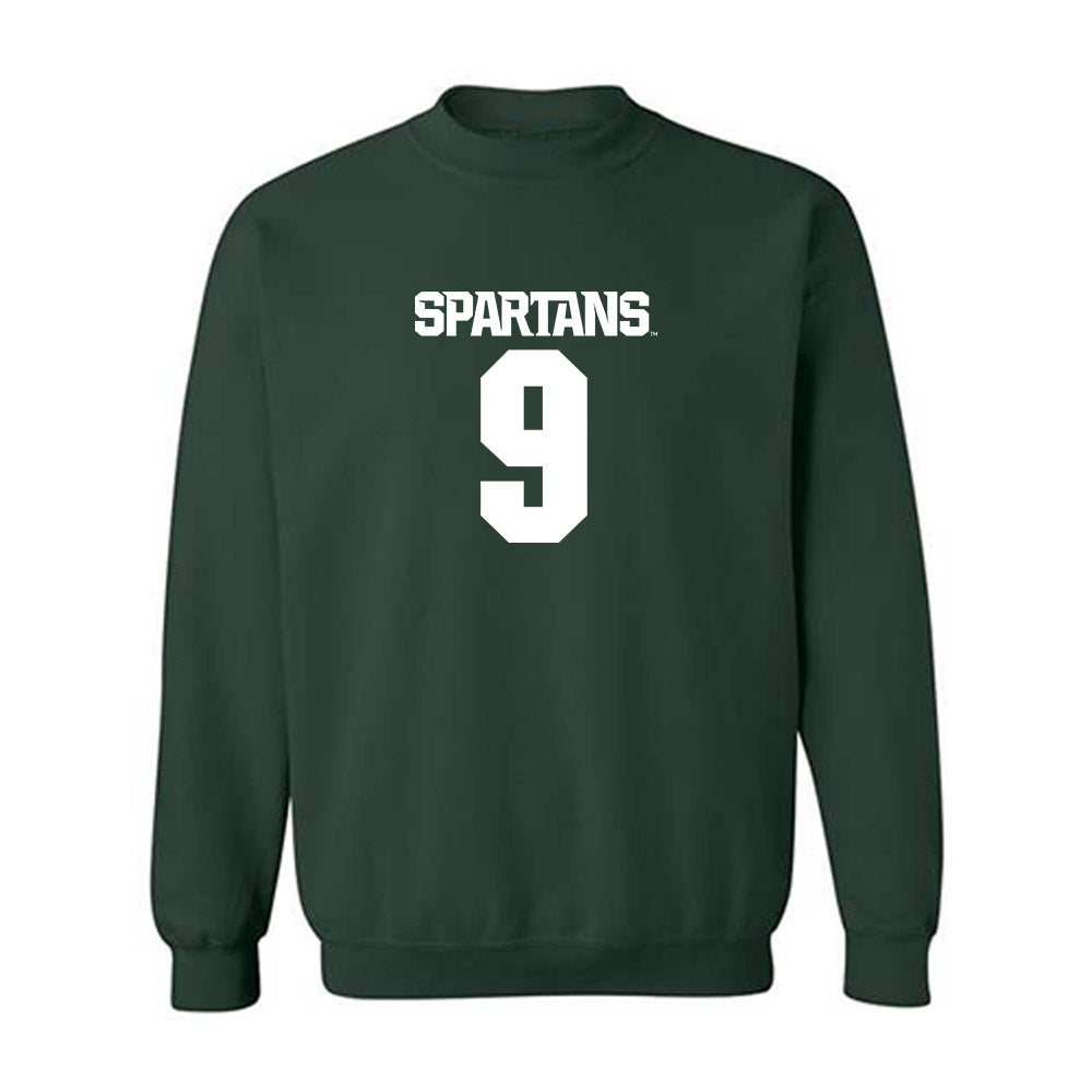 Michigan State - NCAA Baseball : Jacob Anderson - Generic Shersey Crewneck Sweatshirt