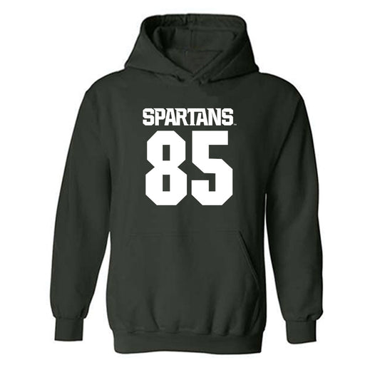 Michigan State - NCAA Football : Grant Calcagno - Generic Shersey Hooded Sweatshirt