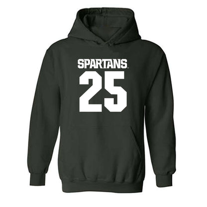 Michigan State - NCAA Women's Soccer : Samantha Maroni - Generic Shersey Hooded Sweatshirt-0