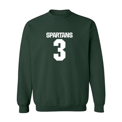 Michigan State - NCAA Men's Basketball : Cam Ward - Generic Shersey Crewneck Sweatshirt-0