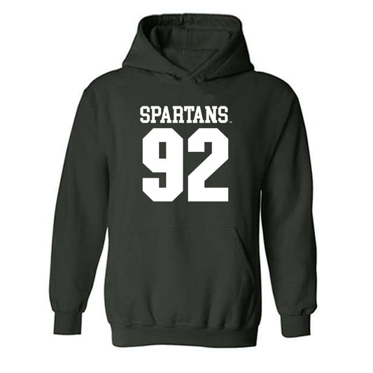 Michigan State - NCAA Football : Kekai Burnett - Generic Shersey Hooded Sweatshirt