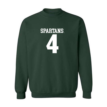 Michigan State - NCAA Football : Jaron Glover - Generic Shersey Crewneck Sweatshirt