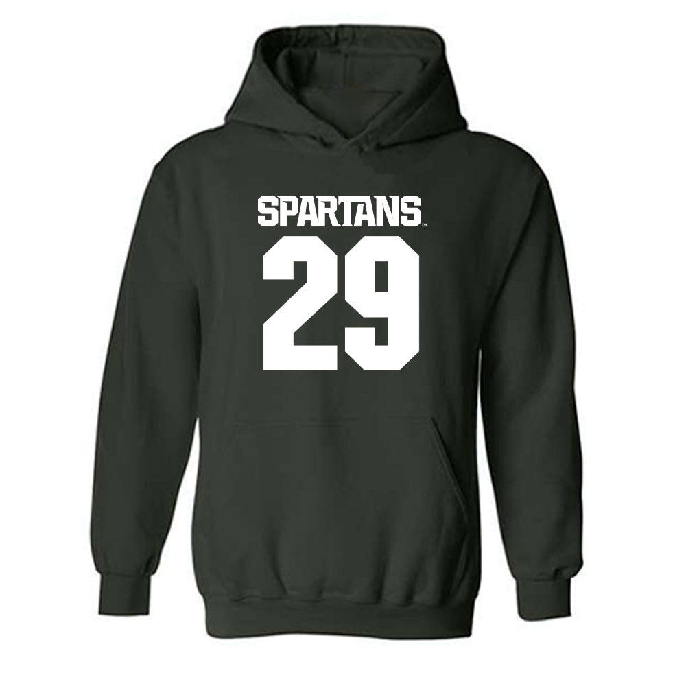 Michigan State - NCAA Football : George Mullins - Generic Shersey Hooded Sweatshirt-0