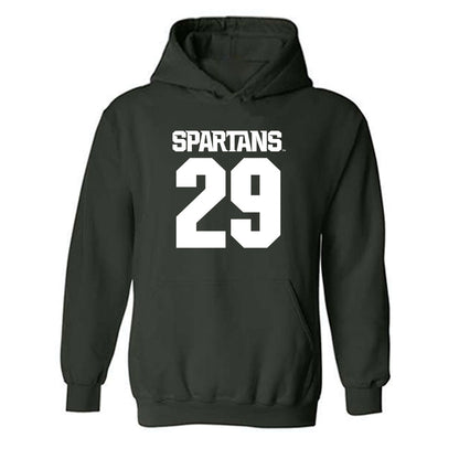 Michigan State - NCAA Football : George Mullins - Generic Shersey Hooded Sweatshirt-0