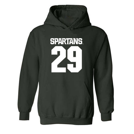 Michigan State - NCAA Football : George Mullins - Generic Shersey Hooded Sweatshirt-0