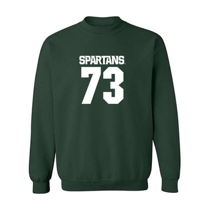 Michigan State - NCAA Football : Rustin Young - Generic Shersey Crewneck Sweatshirt-0