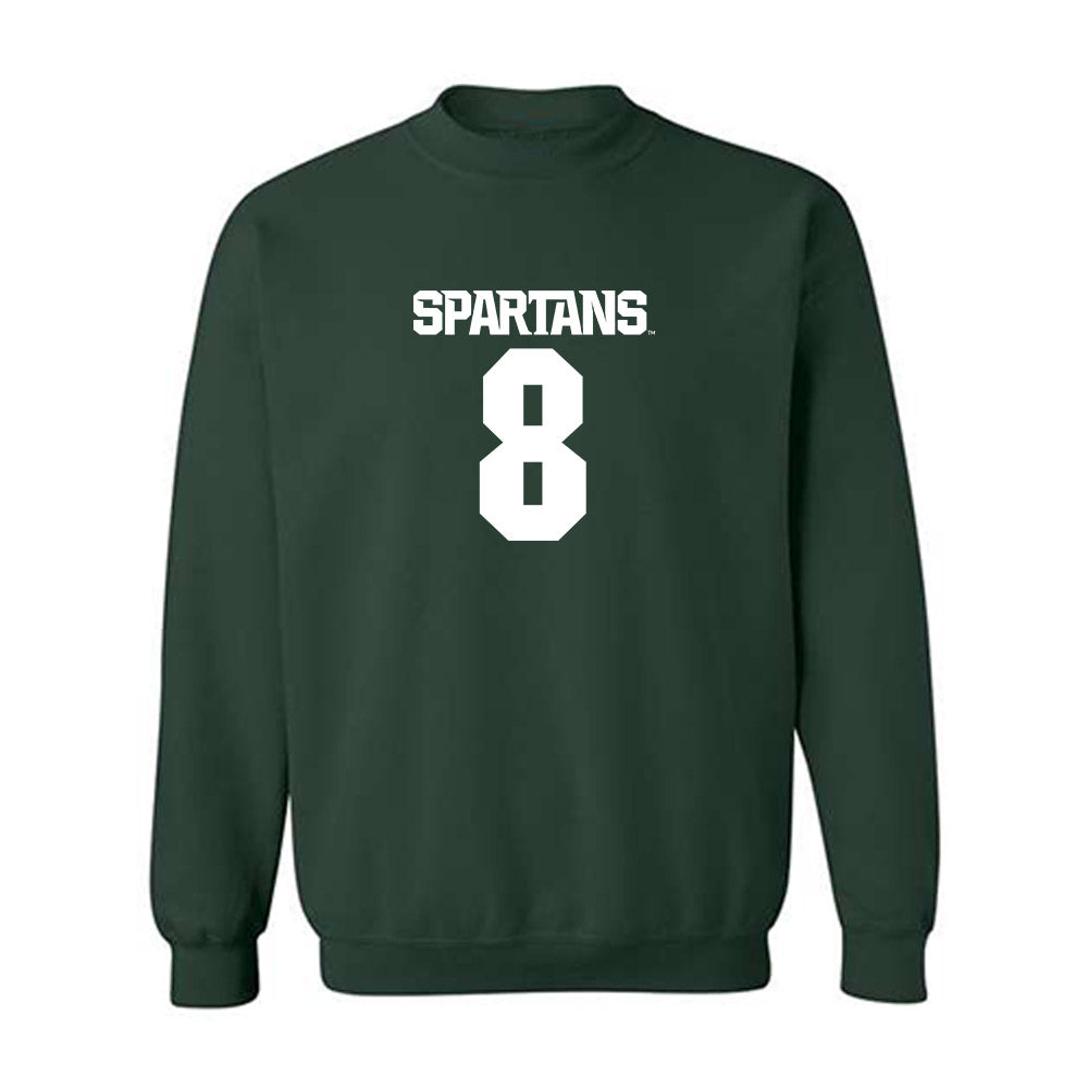 Michigan State - NCAA Men's Ice Hockey : Maxim Strbak - Generic Shersey Crewneck Sweatshirt-0