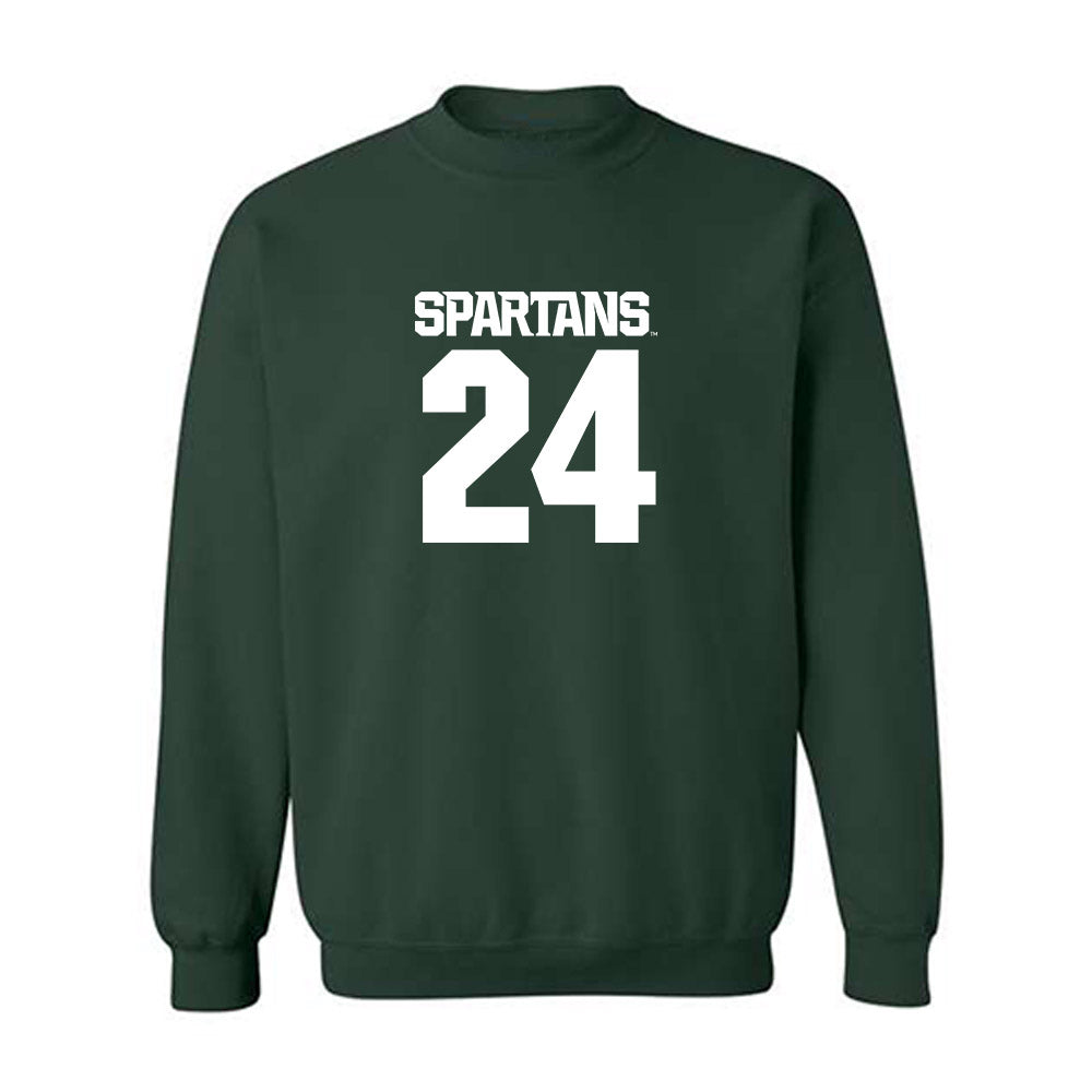 Michigan State - NCAA Football : Wilfred Pinnace - Generic Shersey Crewneck Sweatshirt-0