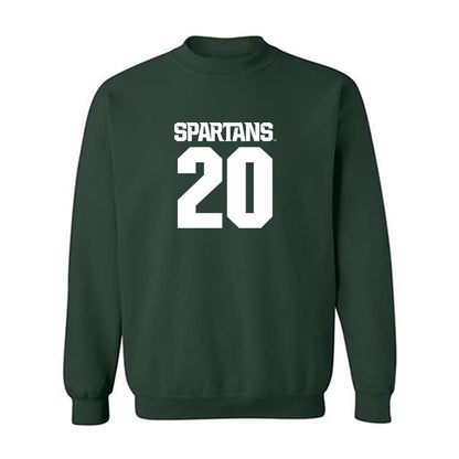Michigan State - NCAA Softball : Hailey Bila - Generic Shersey Crewneck Sweatshirt-0