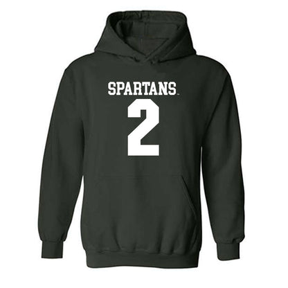Michigan State - NCAA Football : Aidan Chiles - Hooded Sweatshirt