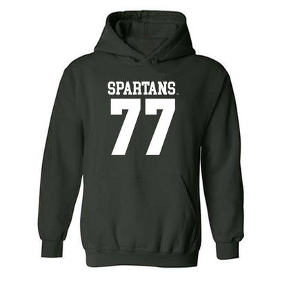 Michigan State - NCAA Football : Andrew Dennis - Generic Shersey Hooded Sweatshirt