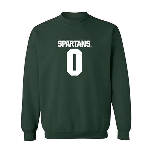 Michigan State - NCAA Men's Basketball : Jaxon Kohler - Generic Shersey Crewneck Sweatshirt-0
