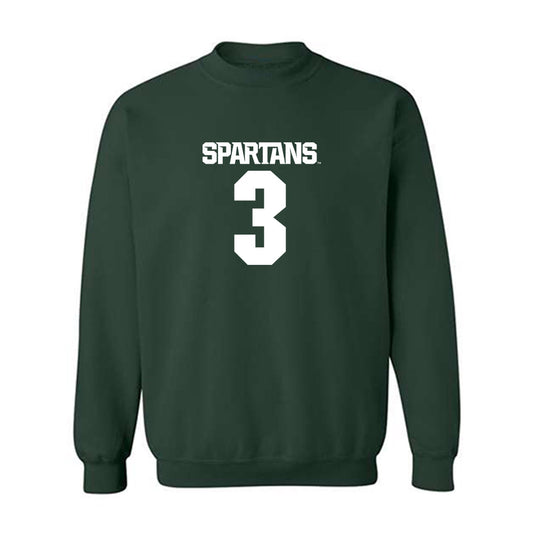 Michigan State - NCAA Men's Ice Hockey : Sean Barnhill - Generic Shersey Crewneck Sweatshirt-0