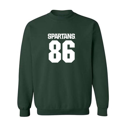Michigan State - NCAA Football : Blake Sislo - Generic Shersey Crewneck Sweatshirt-0