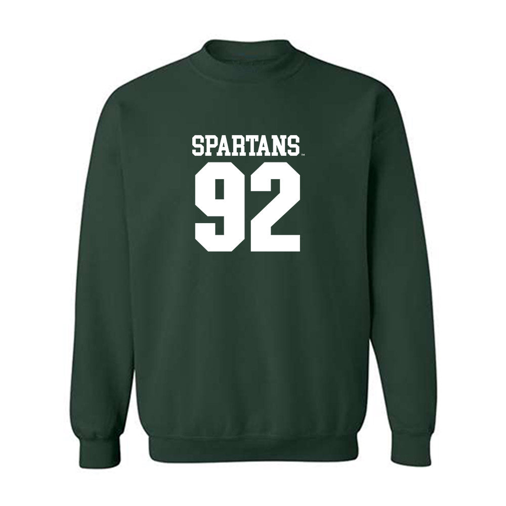 Michigan State - NCAA Football : Kekai Burnett - Generic Shersey Crewneck Sweatshirt