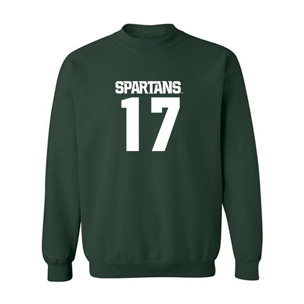 Michigan State - NCAA Men's Ice Hockey : Kaden Nelson - Generic Shersey Crewneck Sweatshirt-0