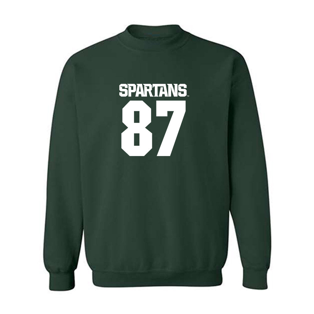 Michigan State - NCAA Football : Jack Wills - Generic Shersey Crewneck Sweatshirt-0