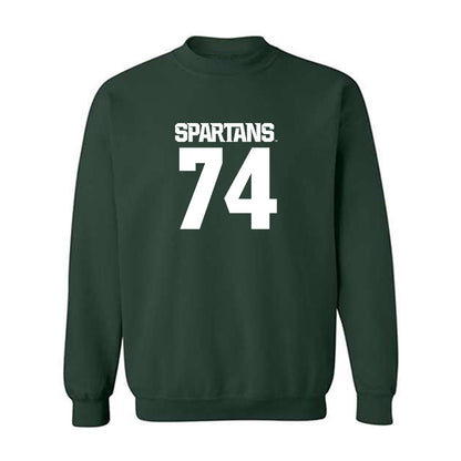 Michigan State - NCAA Football : Gavin Broscious - Generic Shersey Crewneck Sweatshirt-0
