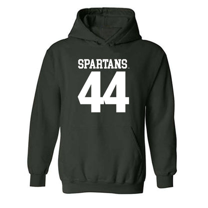 Michigan State - NCAA Football : Jay Coyne - Generic Shersey Hooded Sweatshirt
