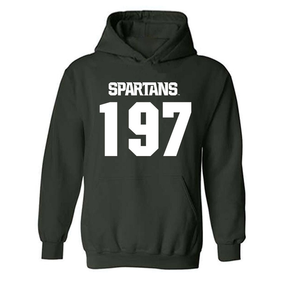 Michigan State - NCAA Wrestling : Kael Wisler - Generic Shersey Hooded Sweatshirt-0