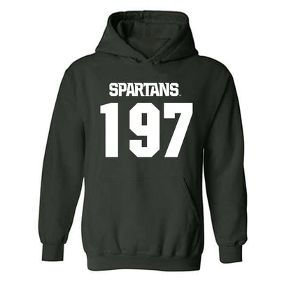 Michigan State - NCAA Wrestling : Kael Wisler - Generic Shersey Hooded Sweatshirt-0