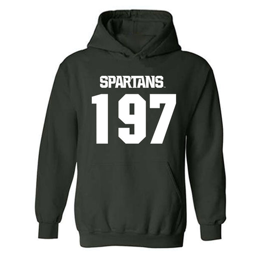 Michigan State - NCAA Wrestling : Kael Wisler - Generic Shersey Hooded Sweatshirt-0