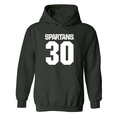 Michigan State - NCAA Men's Ice Hockey : Dolan Gilbert - Generic Shersey Hooded Sweatshirt