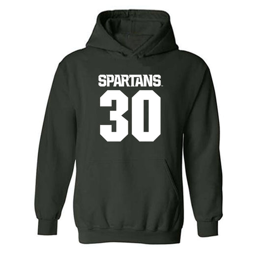 Michigan State - NCAA Men's Ice Hockey : Dolan Gilbert - Generic Shersey Hooded Sweatshirt