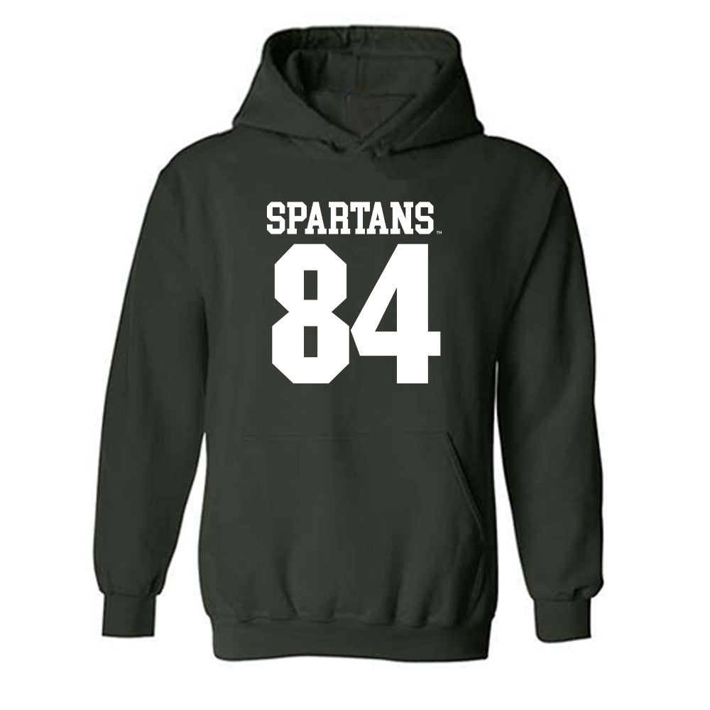 Michigan State - NCAA Football : Wyatt Hook - Generic Shersey Hooded Sweatshirt