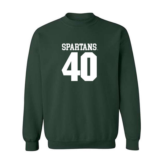 Michigan State - NCAA Football : Tarik Ahmetbasic - Generic Shersey Crewneck Sweatshirt