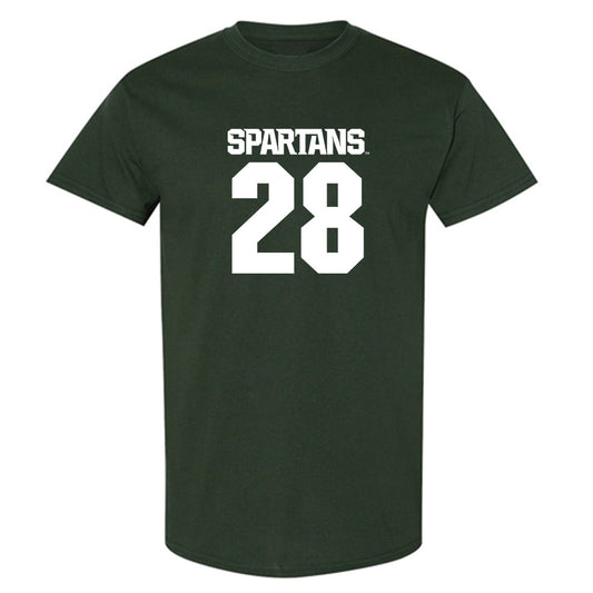 Michigan State - NCAA Men's Ice Hockey : Cayden Lindstrom - Generic Shersey T-Shirt-0