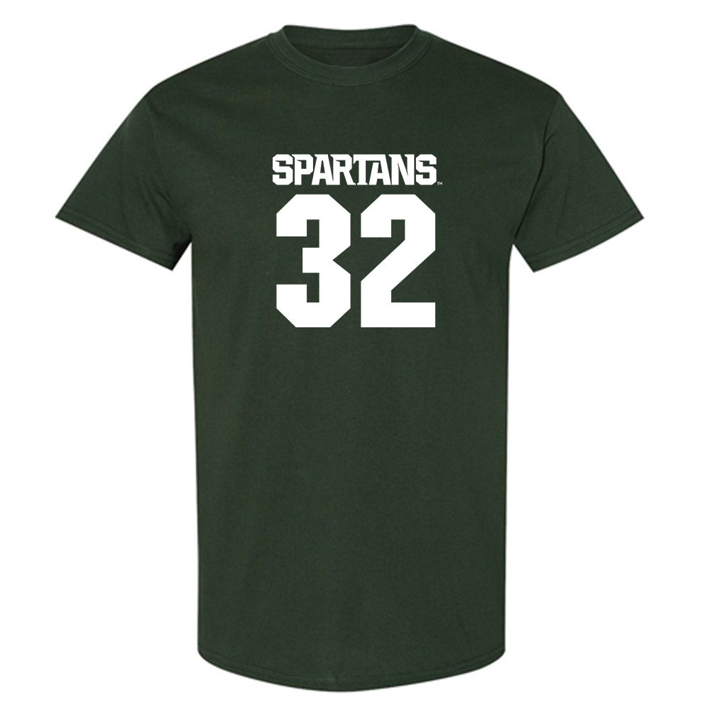 Michigan State - NCAA Men's Ice Hockey : Melvin Strahl - Generic Shersey T-Shirt-0