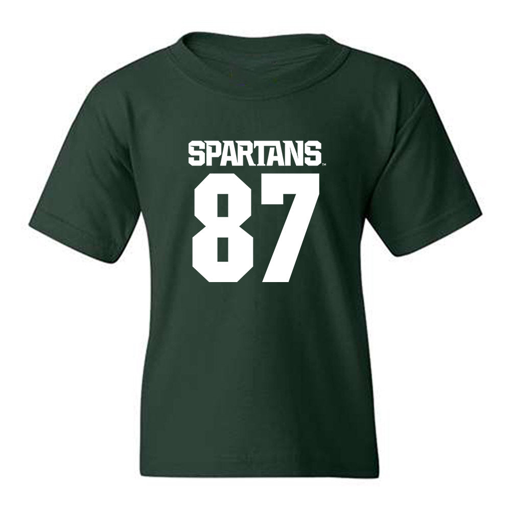 Michigan State - NCAA Football : Luke DeJager - Generic Shersey Youth T-Shirt-0