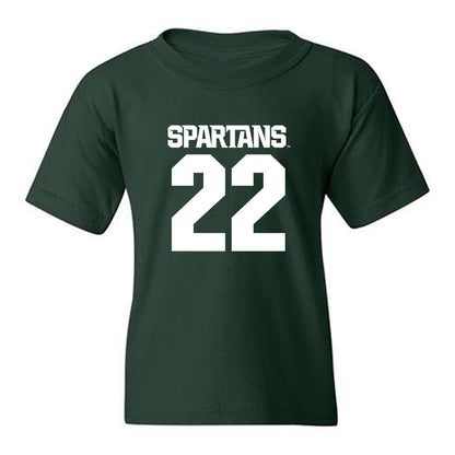 Michigan State - NCAA Men's Ice Hockey : Porter Martone - Generic Shersey Youth T-Shirt-0