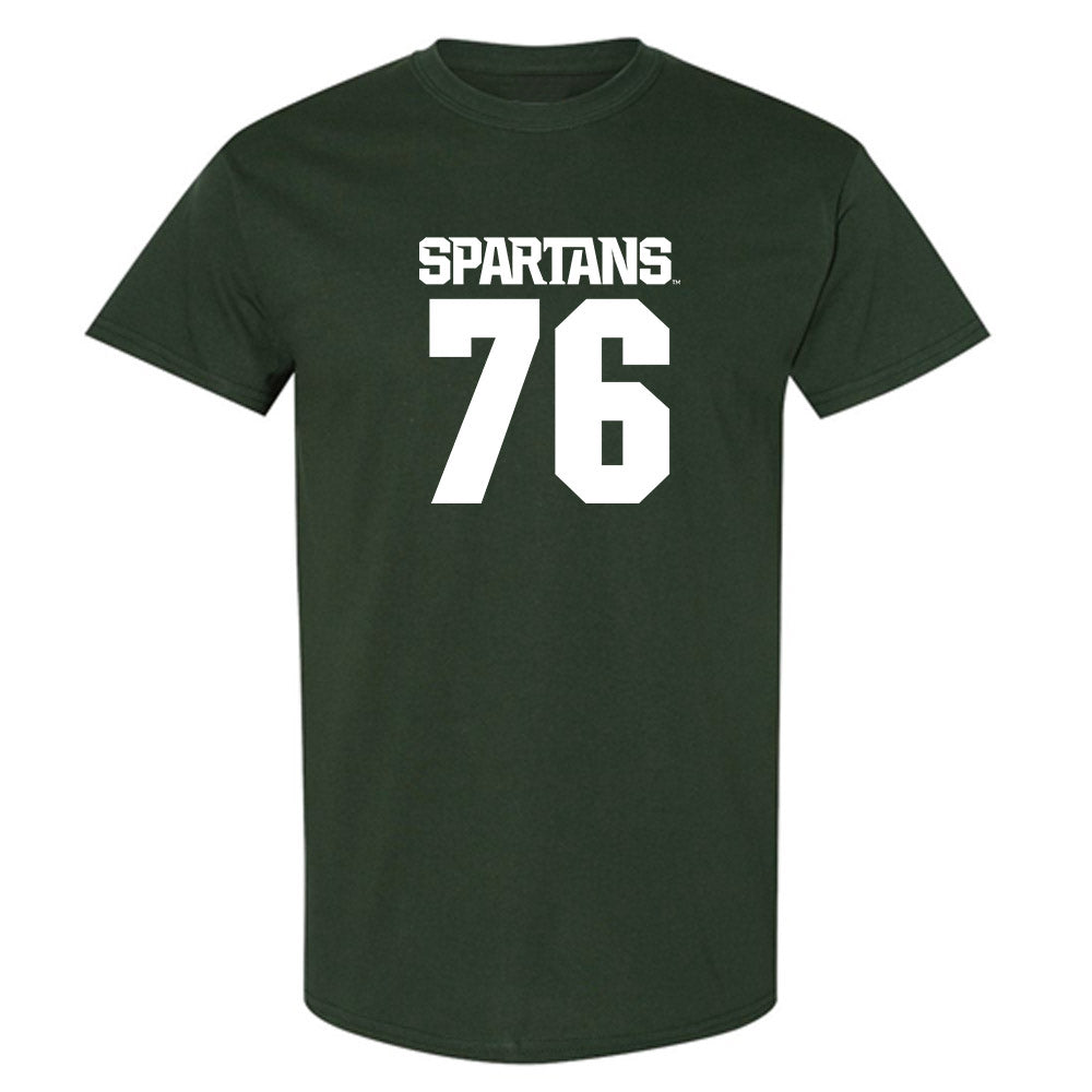 Michigan State - NCAA Football : Drew Nichols - Generic Shersey T-Shirt-0
