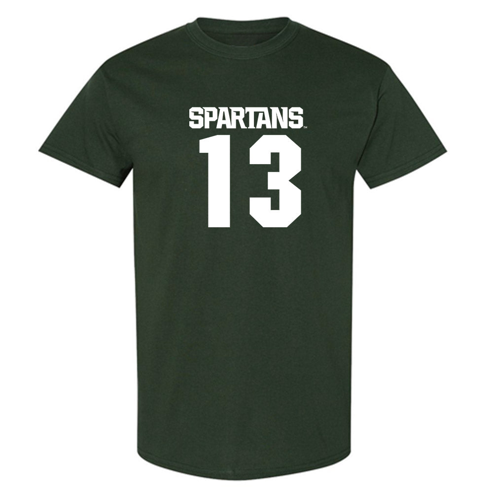 Michigan State - NCAA Football : Chrishon McCray - Generic Shersey T-Shirt-0