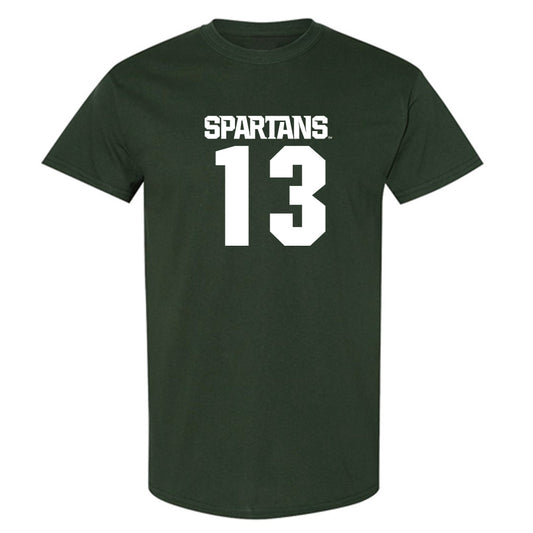 Michigan State - NCAA Football : Chrishon McCray - Generic Shersey T-Shirt-0