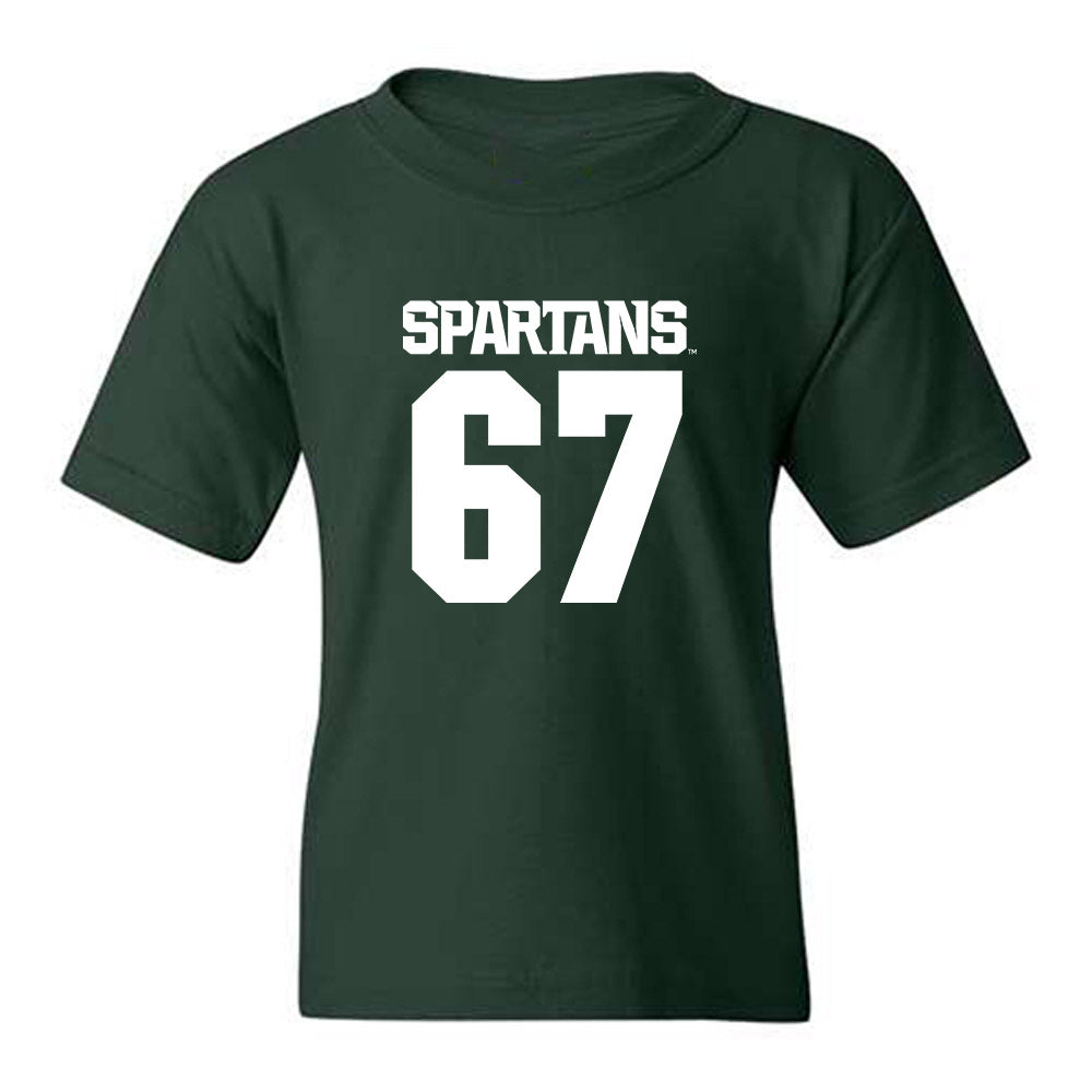 Michigan State - NCAA Football : Hayden Lorius - Generic Shersey Youth T-Shirt-0