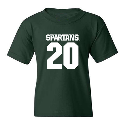Michigan State - NCAA Baseball : Josh Klug - Generic Shersey Youth T-Shirt-0